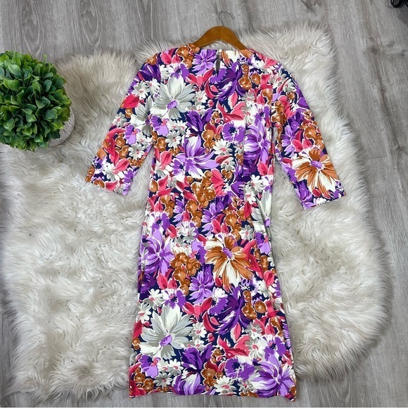 J.McLaughlin Catalyst Palmer Floral Shift Dress - Picture 7 of 10